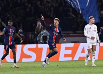 Desire Doué (14) et Ousmane Dembélé (10)