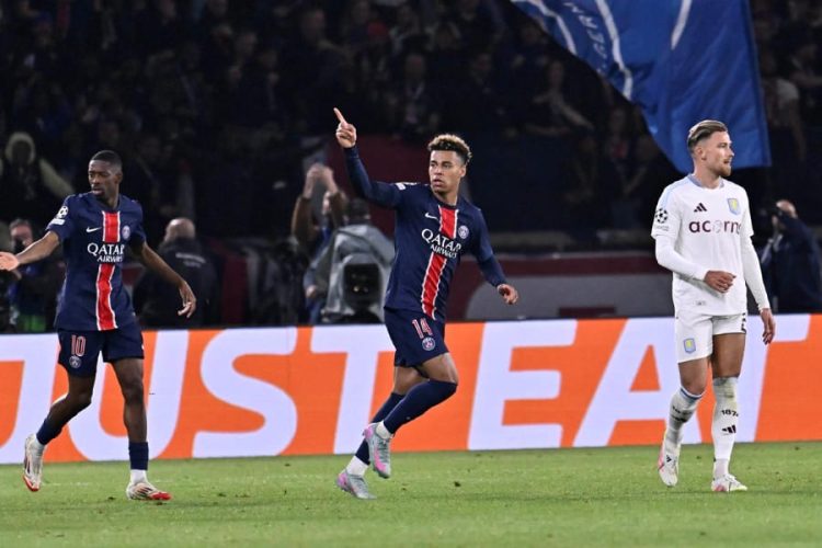 Desire Doué (14) et Ousmane Dembélé (10)